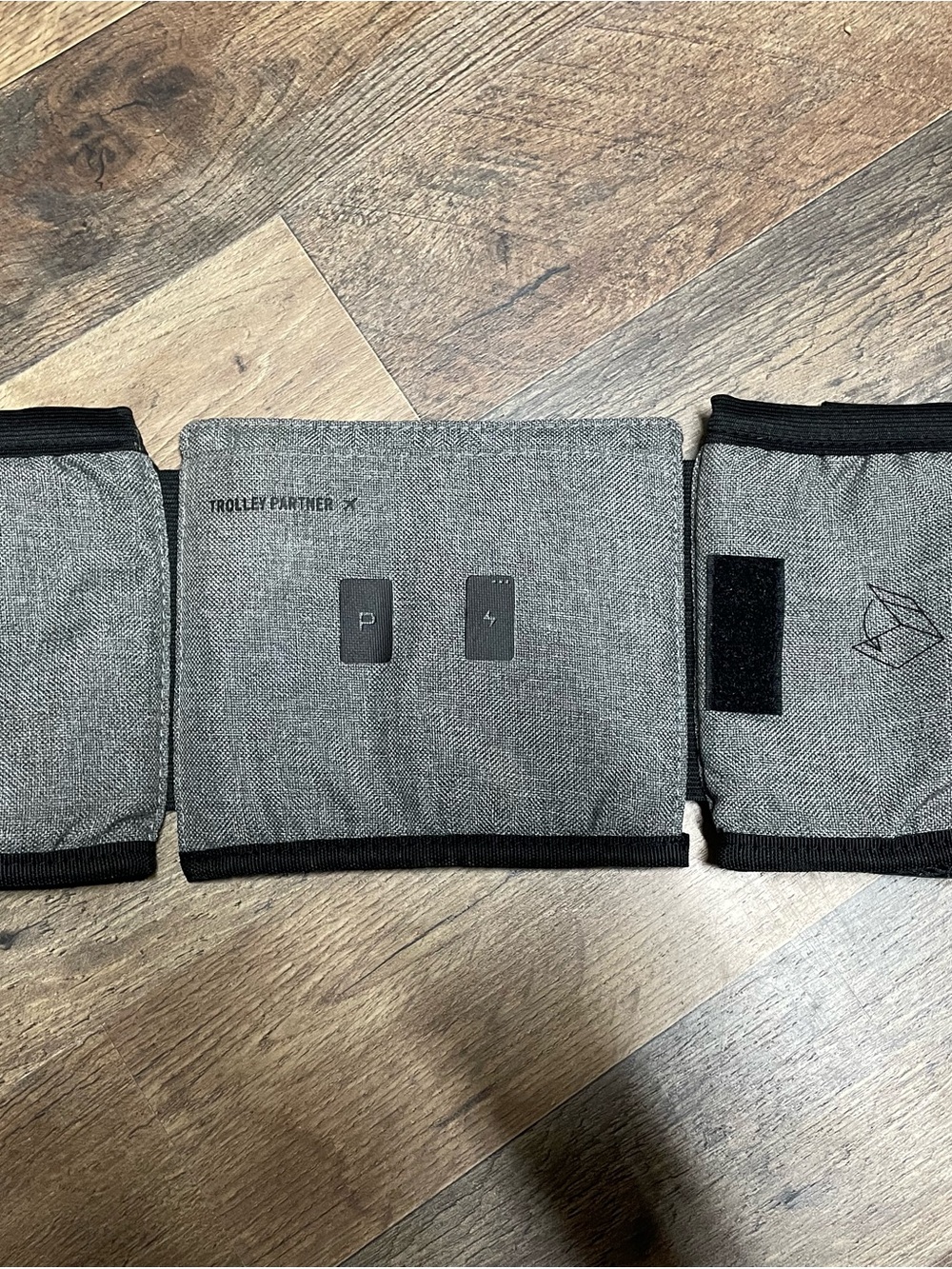 Trolley Partner Travel Organizer Panel in Heather Gray